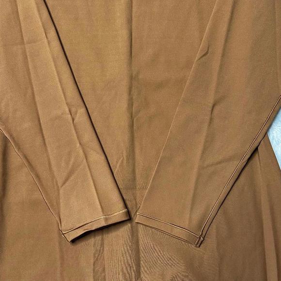 NWT Skims Rare All-In-One Mock Neck Long Sleeve Romper Caramel Women’s 4X - Picture 6 of 7